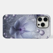 Paarse Cosmos en Dauwdruppels iPhone Hoesje (Achterkant horizontaal)