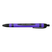 Paarse Crayon Teacher Zwarte Inkt Pen (Bodem)