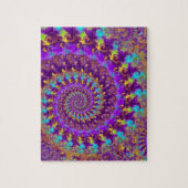 Paarse Crazy Fractal Legpuzzel (Verticaal)