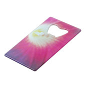 Paarse creditcard Fles Open Creditkaart Flessenopener (Achterkant Gekanteld)