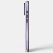 Paarse Crème Iris Strepen Case-Mate iPhone Case (Achterkant / Links)