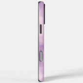 Paarse Crème Iris Stripes Case-Mate iPhone Case (Achterkant / Rechts)