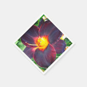 Paarse Crimson Lily Servet (Hoek)