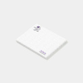 Paarse Crochet Fast, Die Warm Post-it® Notes (Schuin)