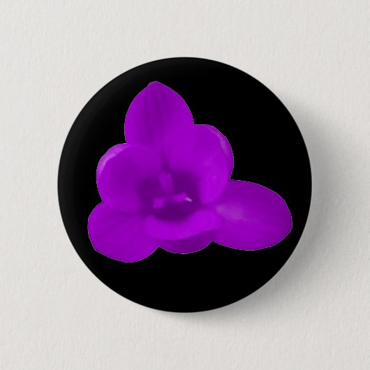 Paarse Crocus Button (Voorkant)