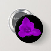 Paarse Crocus Button (Voorkant /achterkant)