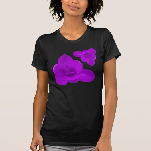 Paarse Crocus Dames T Shirt (Voorkant)