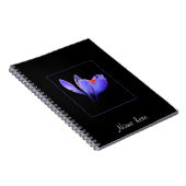 Paarse CROCUS Notitieboek (Rechterzijde)