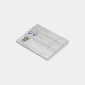 Paarse Crocus Prairie Flower Post-it® Notes (Schuin)