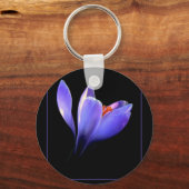 Paarse CROCUS Sleutelhanger (Voorkant)