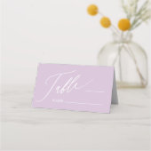 Paarse Cross Girl Baptism Folkkaart Plaatskaartje (Voorkant)