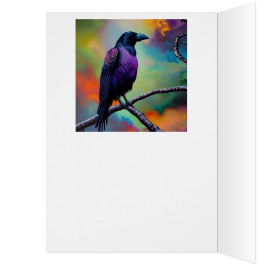 Paarse Crow, All-Purpose Card (Binnen (Links))
