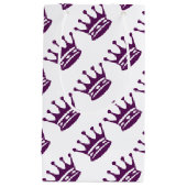 Paarse crown Gift Wrap Klein Cadeauzakje (Voorkant)