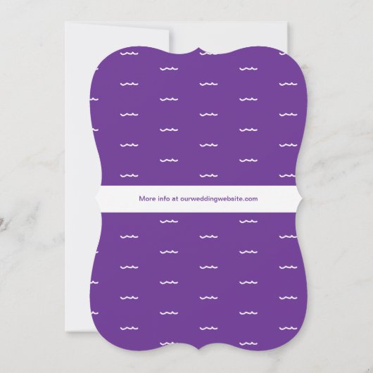 Paarse cruiseschepen kaart (Achterkant)