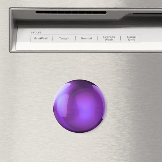 Paarse Crystal Ball Magneet (Insitu (Vaatwasser))