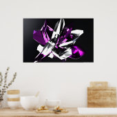 Paarse Crystal Poster (Keuken)
