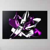 Paarse Crystal Poster (Voorkant)