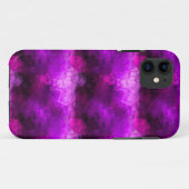 Paarse Crystals Case-Mate iPhone Case (Achterkant (horizontaal))