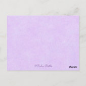 Paarse Cupcake~Good Gift ScriptBriefkaart Briefkaart (Achterkant)