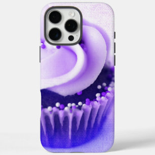 Paarse Cupcake Sprinkles iPhone 16 Pro Max Hoesje