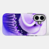 Paarse  Cupcake Sprinkles Case-Mate iPhone Case (Achterkant (horizontaal))