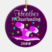  PAARSE CUSTOM CHEERLEADER ORNAMENT (Voorkant)