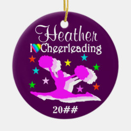  PAARSE CUSTOM CHEERLEADER ORNAMENT