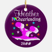  PAARSE CUSTOM CHEERLEADER ORNAMENT (Achterkant)