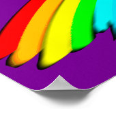 PAARSE CUSTOM WEINIG MAAR FEL SCHAATSEN POSTER (Hoek)