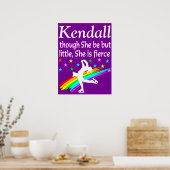 PAARSE CUSTOM WEINIG MAAR FEL SCHAATSEN POSTER (Keuken)