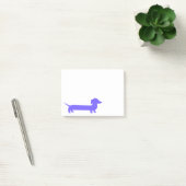 Paarse Dachshond Schattige Doxie Post-it® Notes (Kantoor)