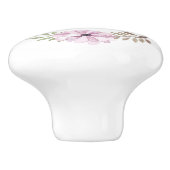 Paarse Dachshund Round Knob Keramische Knop (Zijkant)