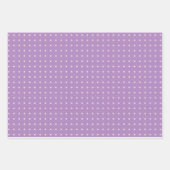 Paarse dagboeken, Stippen en harten, pakpapier Inpakpapier Vel (Voorkant 3)