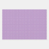 Paarse dagboeken, Stippen en harten, pakpapier Inpakpapier Vel (Voorkant 2)