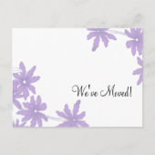 Paarse Dagen Aankondiging adreswijziging (Voorkant)