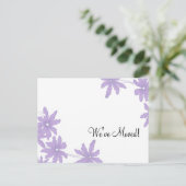 Paarse Dagen Aankondiging adreswijziging (Staand voorkant)