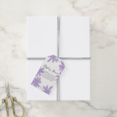 Paarse dagen tonen Vrijgezellenfeest CadeauLabels (Met Touw)