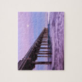 Paarse dageraad over pier, Californië Legpuzzel (Verticaal)
