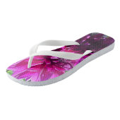 Paarse Dahlia BloedTeenslippers Teenslippers (Schuin)