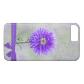 Paarse Dahlia Case-Mate iPhone Case (Achterkant (Horizontaal))