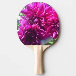 Paarse Dahlia Flower Ping Pong Paddle Tafeltennisbatje
