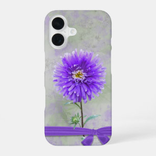 Paarse Dahlia iPhone 16 Hoesje