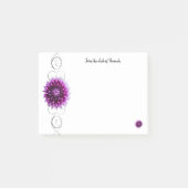 Paarse Dahlia Persoonlijke opmerkingen Post-it® Notes (Voorkant)