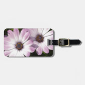 Paarse Daisies Bagagelabel (Voorkant horizontaal)