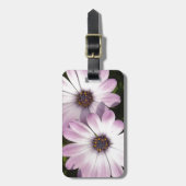 Paarse Daisies Bagagelabel (Voorkant verticaal)