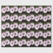 Paarse Daisies Cadeaupapier (Vlak)