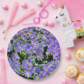 Paarse Daisies Galore Papieren Bordje (Feest)