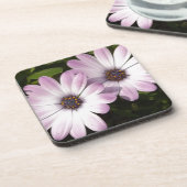 Paarse Daisies Onderzetter (Linkerzijde)