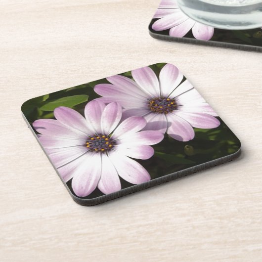 Paarse Daisies Onderzetter (Linkerzijde)