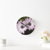 Paarse Daisies Ronde Klok (Huis)